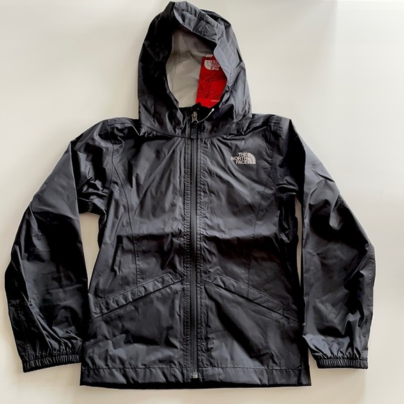 The North Face Other - THE NORTH FACE G ZIP LINE BLACK RAIN JACKET YOUTH